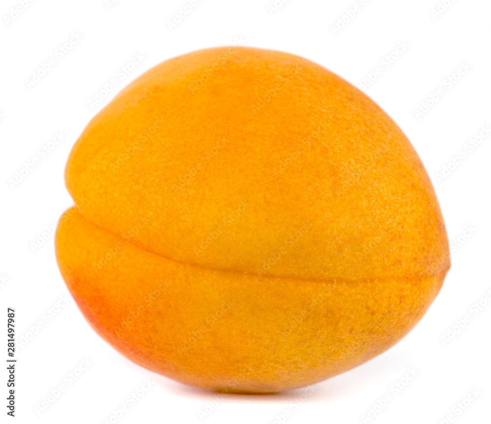 fresh apricot on a white background fresh apricot on a white background