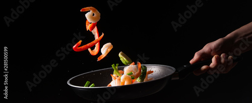 close-up, Seafood, chef coo...