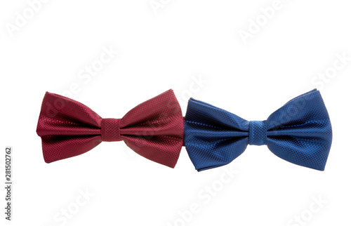 male bow tie isolated
