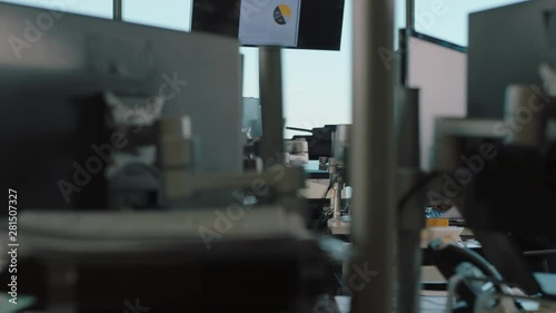 Wallpaper Mural business people working in busy office corporate sales team using computers employees at work Torontodigital.ca