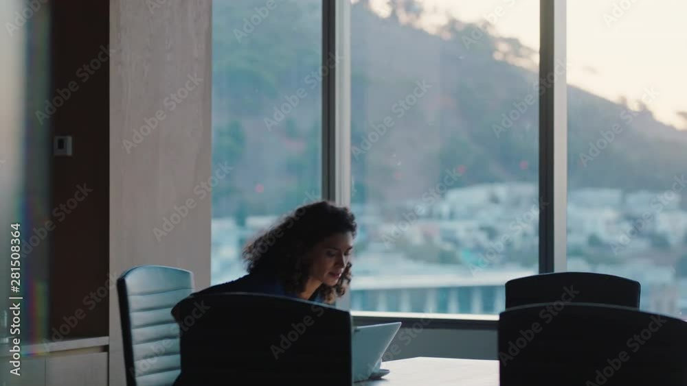 independent business woman looking out window planning ahead thinking of ideas for future investment strategy corporate manager working late enjoying leadership career in office independent business woman looking out window planning ahead thinking of ideas for future investment strategy corporate manager working late enjoying leadership career in office