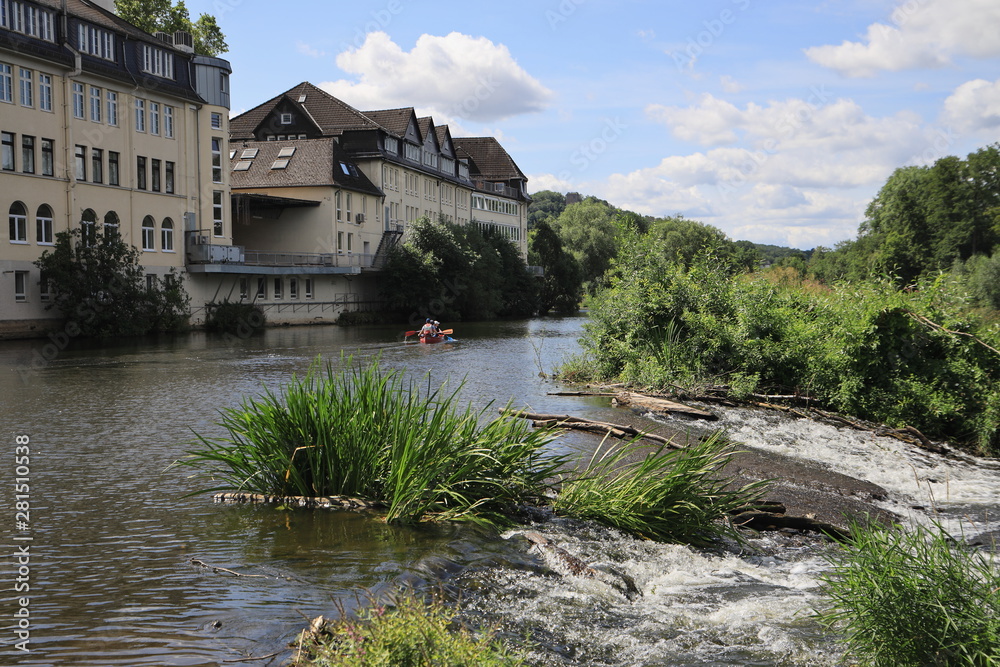 Wasserwanderer auf der Lahn in Wetzlar Wasserwanderer auf der Lahn in Wetzlar