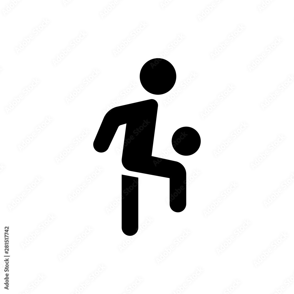 Soccer player icon illustration isolated vector sign symbol Soccer player icon illustration isolated vector sign symbol