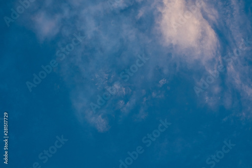 blue sky background with cloud