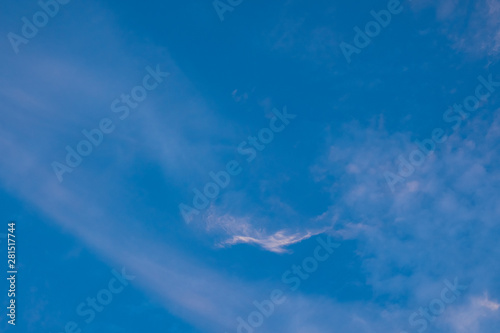blue sky background with cloud