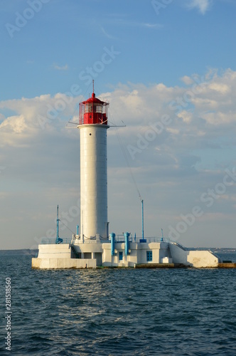 Lighthouse at evening warm colors © Tomily