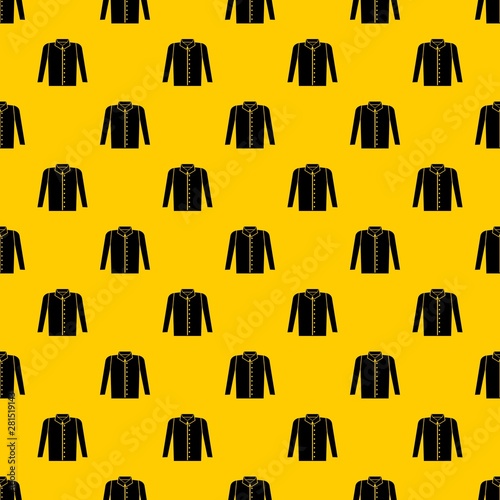 Shirt pattern seamless vector repeat geometric yellow for any design