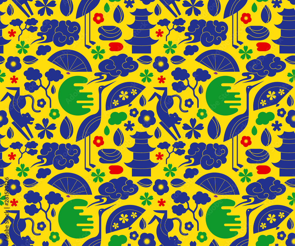 Japan pattern seamless design graphic Japan pattern seamless design graphic