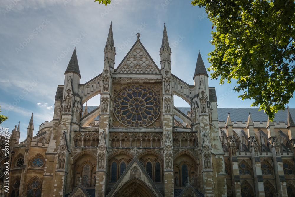 North entrance Westminster Abbey, London, United Kingdom