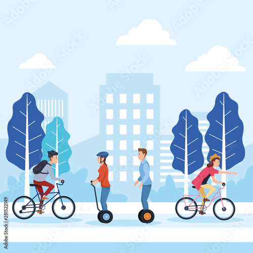 sport outdoor sportive activity cartoon