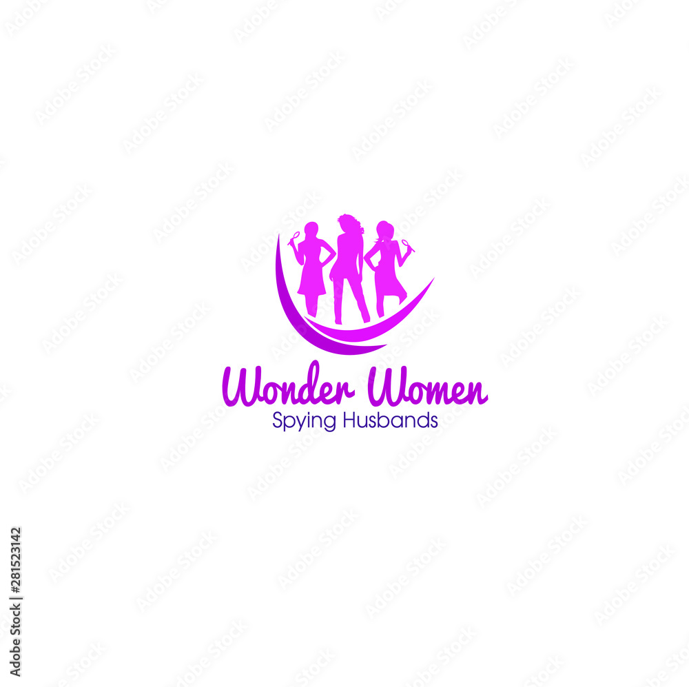 best original logo designs inspiration and concept for wonder woman spying husband by sbnotion