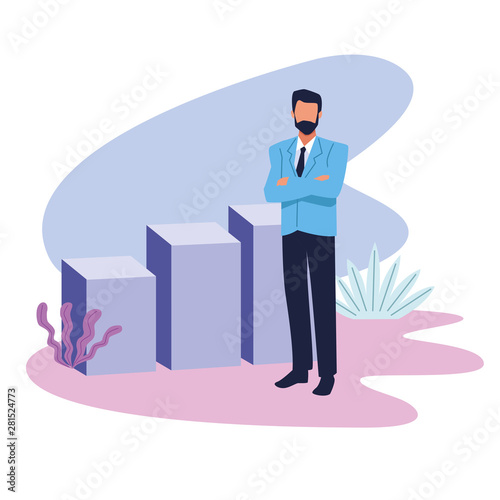 business professional executive work cartoon