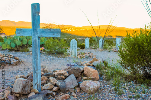 Boothill Graveyard in Tombstone Arizona photo