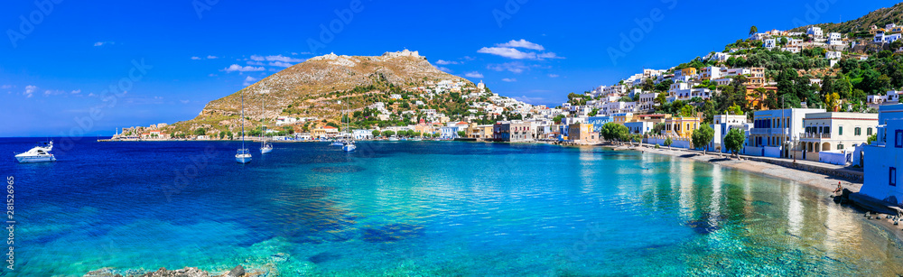 amazing Greece series - picturesque small island Leros, Dodecanses