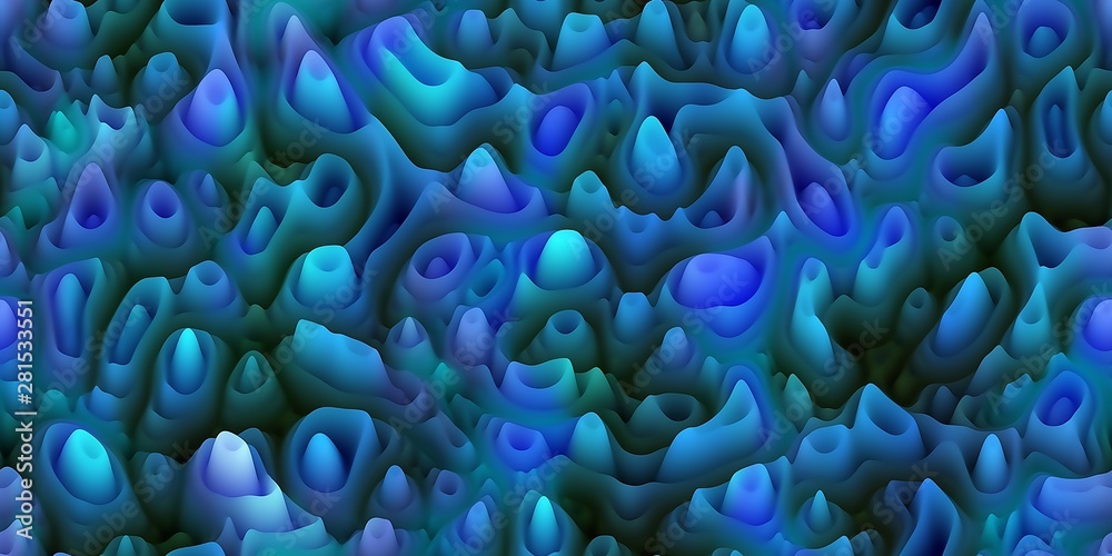 Smooth waxy spikes like melted wax or coral or organic surfac Smooth waxy spikes like melted wax or coral or organic surfac