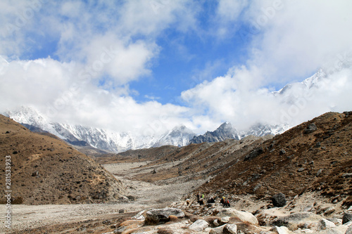 Shot from the Everest Basecamp trail in Nepal