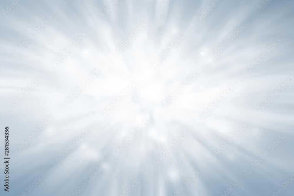 white bokeh blur background / Circle light on blue background / abstract light background white bokeh blur background / Circle light on blue background / abstract light background