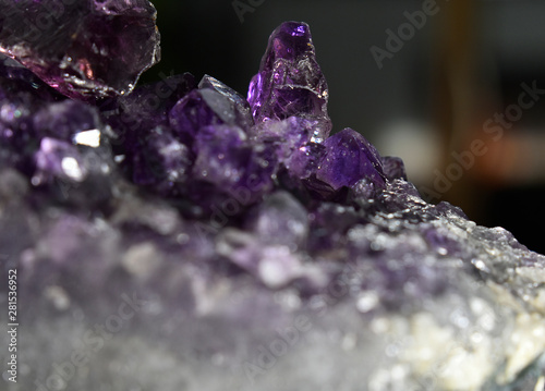  Purple Amethyst Quartet Original, natural, beautiful and hard to find Is a valuable item