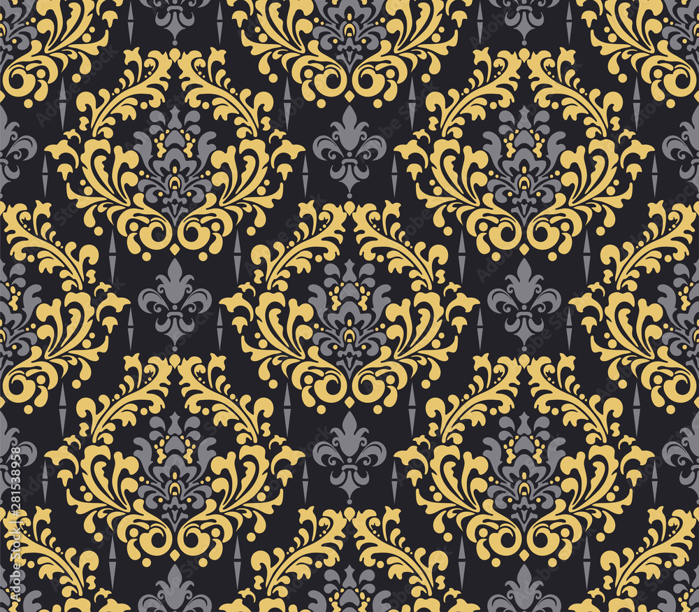 Damask seamless pattern Damask seamless pattern