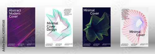 Cover design template set 