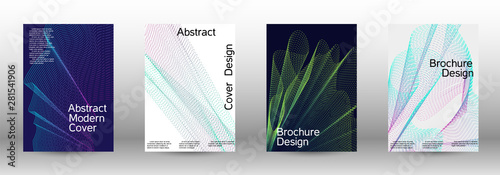Cover design template set 