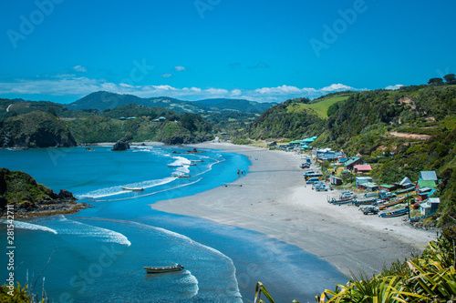 Konstfotografi Beach Puñihuil Chiloé