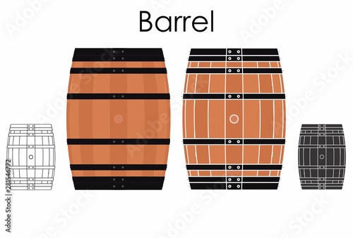 Barrel colored