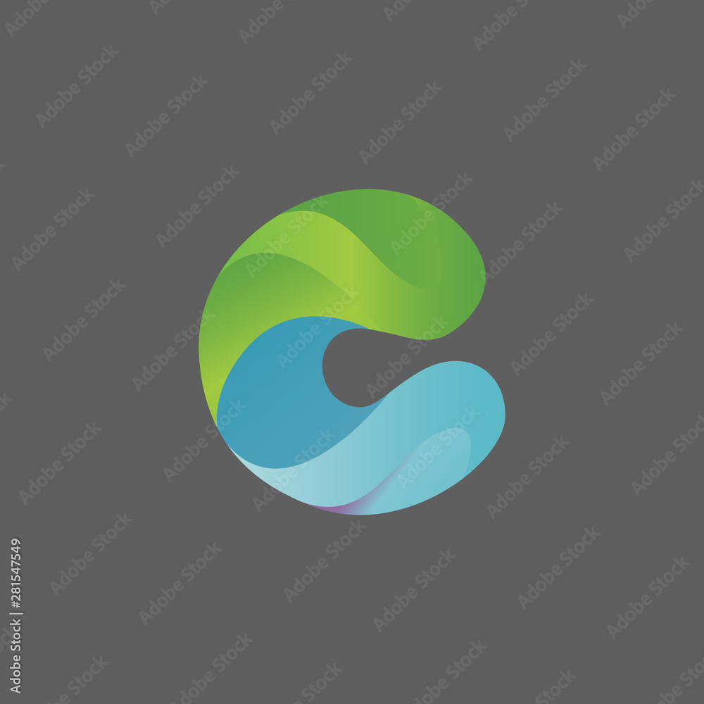Letter C infinite ribbon Logo design vector template and letter c logo and modern icon. Letter C infinite ribbon Logo design vector template and letter c logo and modern icon.