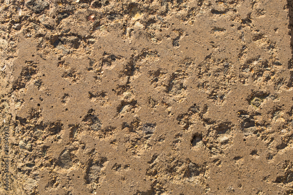 Wall of the house. Concrete coating. Cement slab. Wall of the house. Concrete coating. Cement slab.