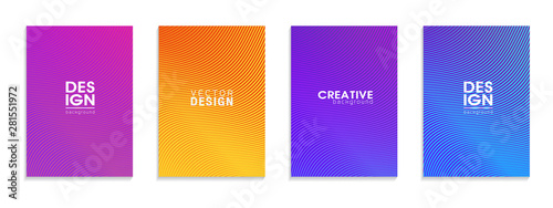 Minimal covers design. Colorful halftone gradients.background modern template design for web. Cool gradients. Future geometric patterns. Eps10