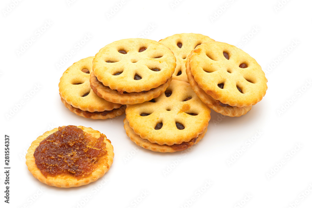 biscuits with pineapple jam biscuits with pineapple jam