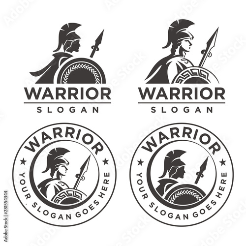Athena Warrior Emblem logo