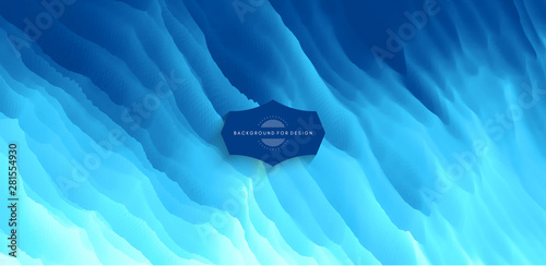 Water surface. Blue abstract background. Vector illustration for design.
