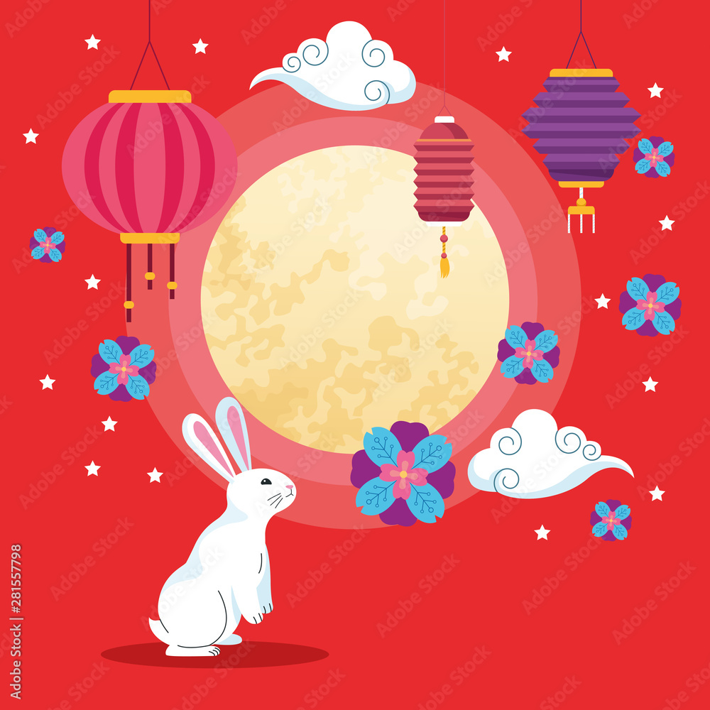 mid autumn chinese festival cartoon mid autumn chinese festival cartoon