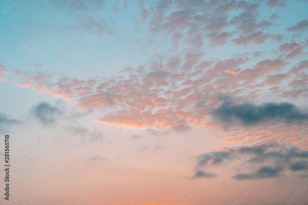 Naklejka premium clouds in the sky