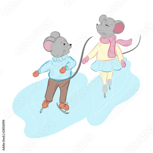 little mice on ice