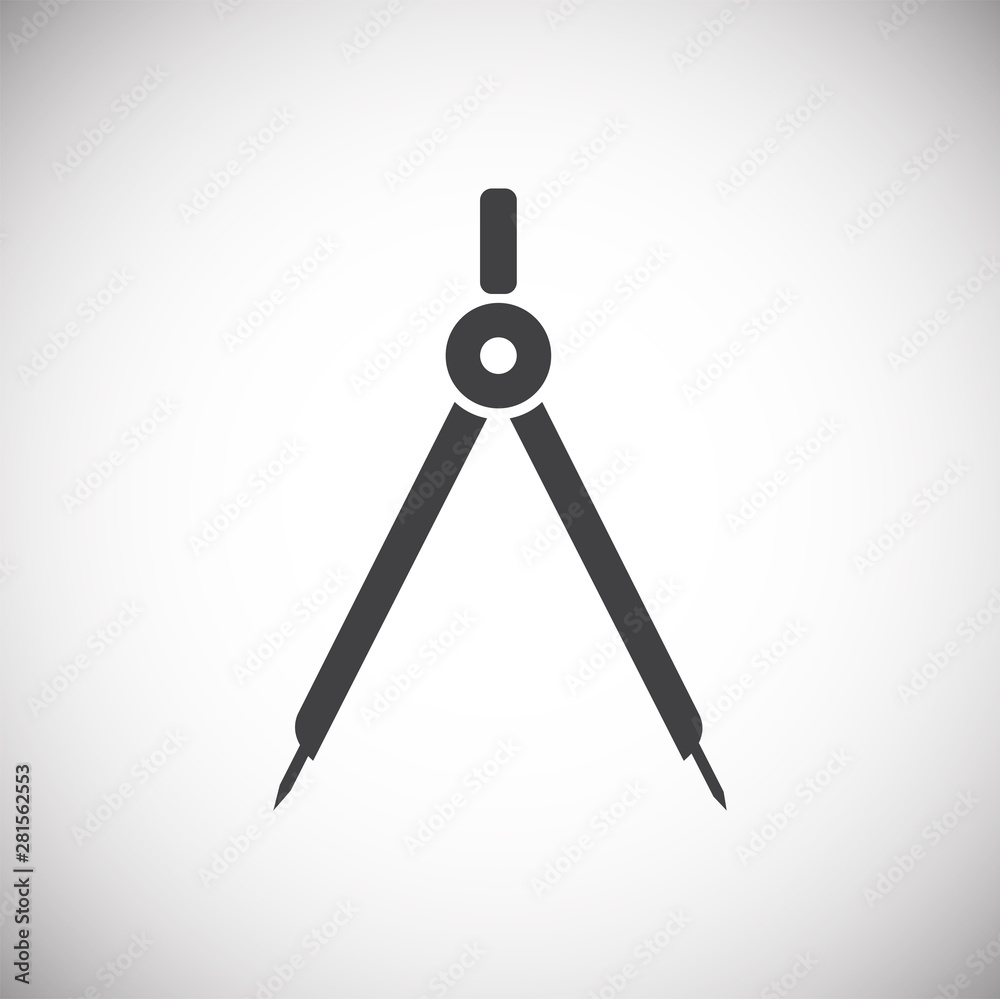 Measuring tool icon on background for graphic and web design. Simple illustration. Internet concept symbol for website button or mobile app. Measuring tool icon on background for graphic and web design. Simple illustration. Internet concept symbol for website button or mobile app.