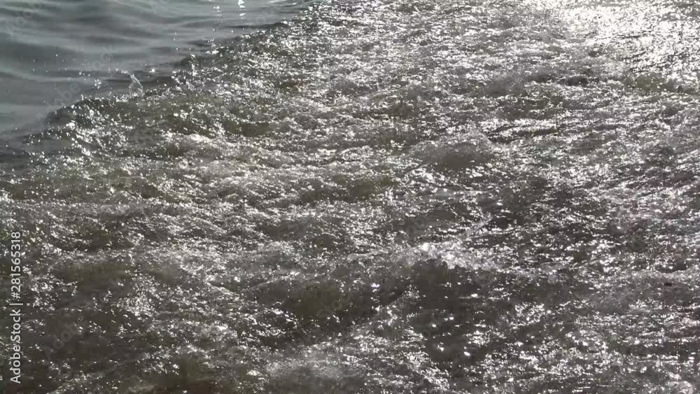 Sea watter calm waves