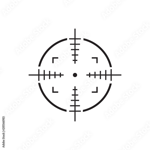 set of target icon