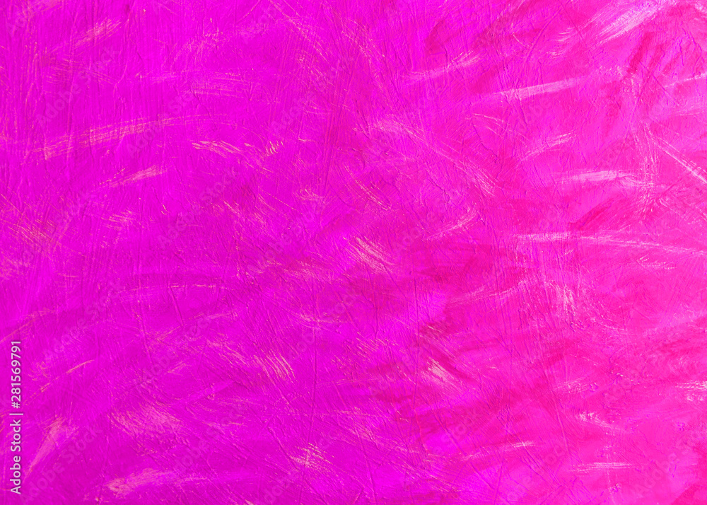  Abstract paint texture on canvas, background in pink color.