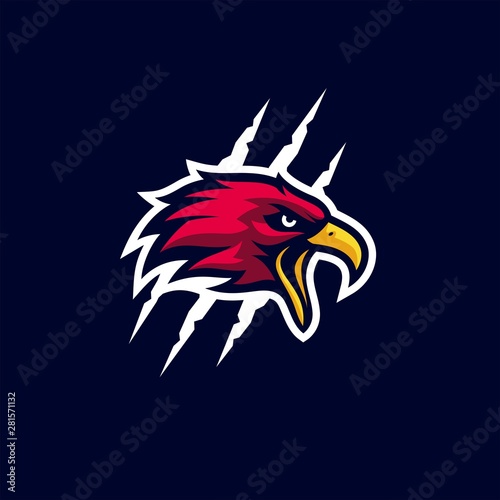 Eagle Bold Sporty Logo Template