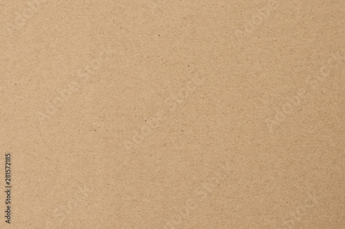 Yellow wrapping background. Brown paper texture. Beige parchment, manuscript. Natural sheet surface.