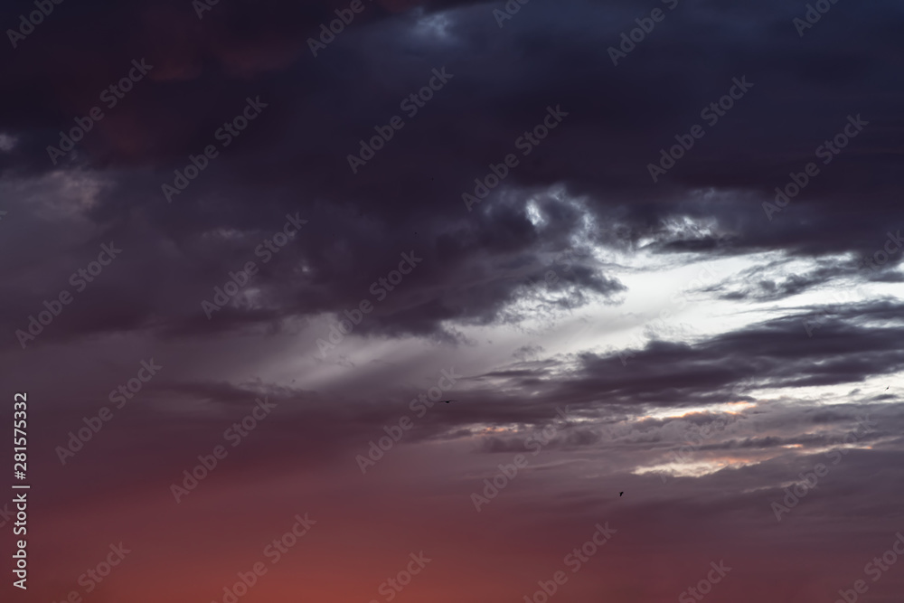 Sky of real photos of clouds and soft colors for background Sky of real photos of clouds and soft colors for background