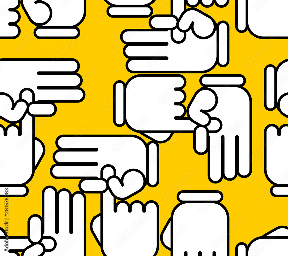 Sex gesture pattern seamless. Slang finger background. vector illustration Sex gesture pattern seamless. Slang finger background. vector illustration