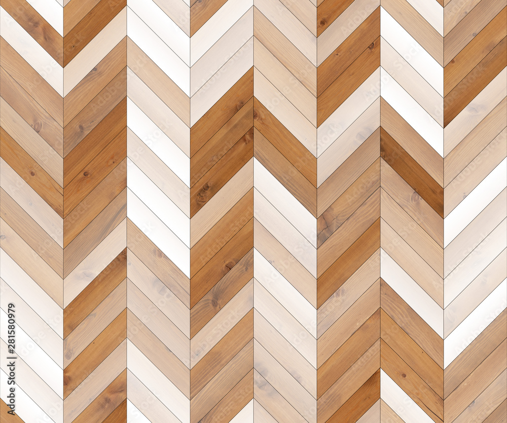 Chevron natural parquet seamless floor texture