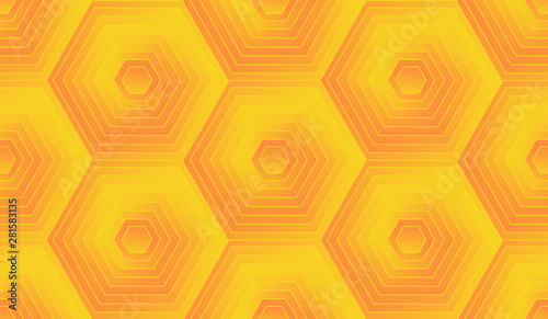 hexagonal lights seamless honey