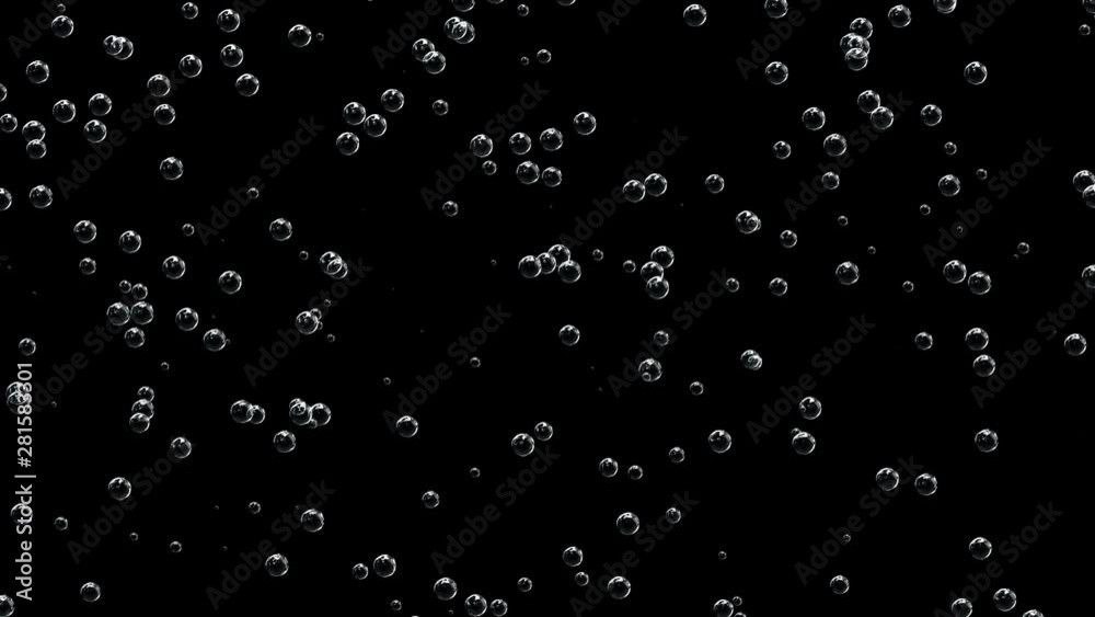 Smooth movement of bubbles rising up. Champagne. Sparkling wine. Smooth movement of bubbles rising up. Champagne. Sparkling wine.