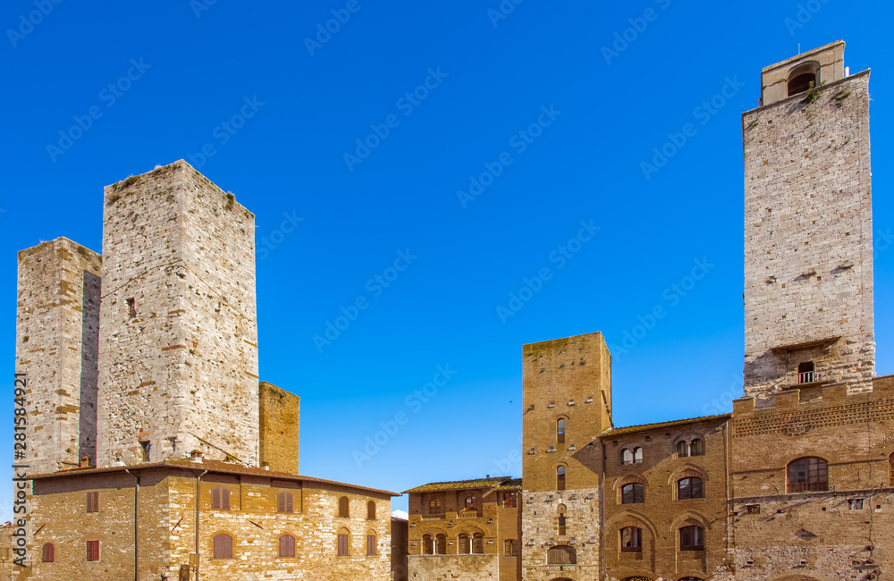 Tours de San Gimignano, Toscane, Italie 