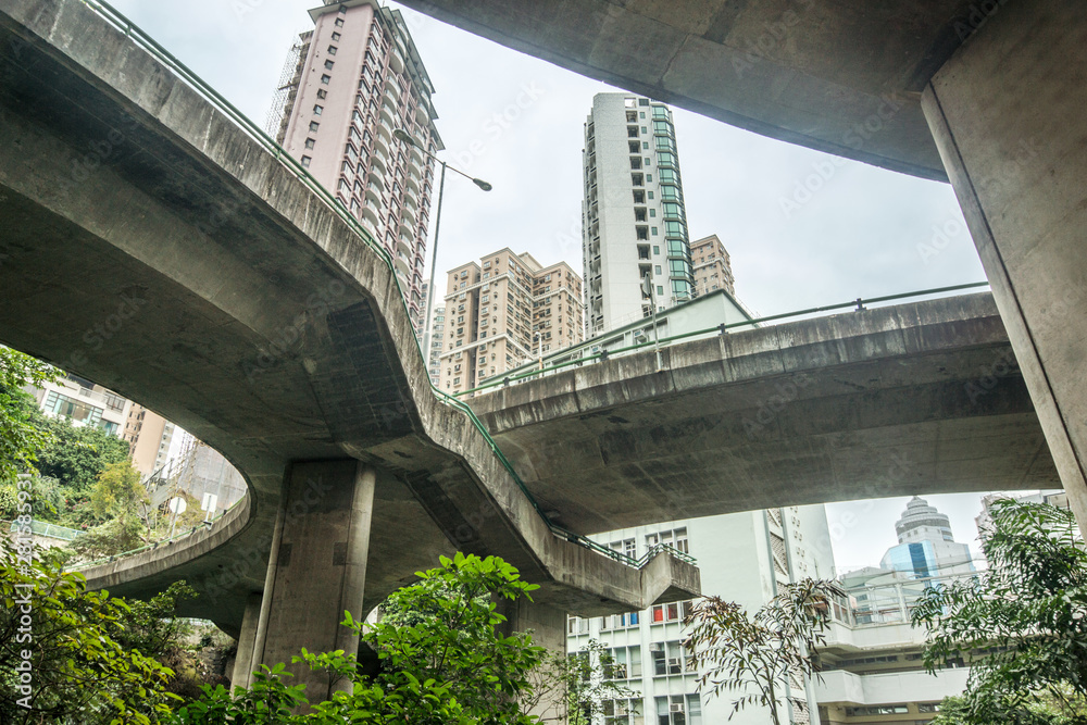Fototapeta premium The highway in Hong Kong