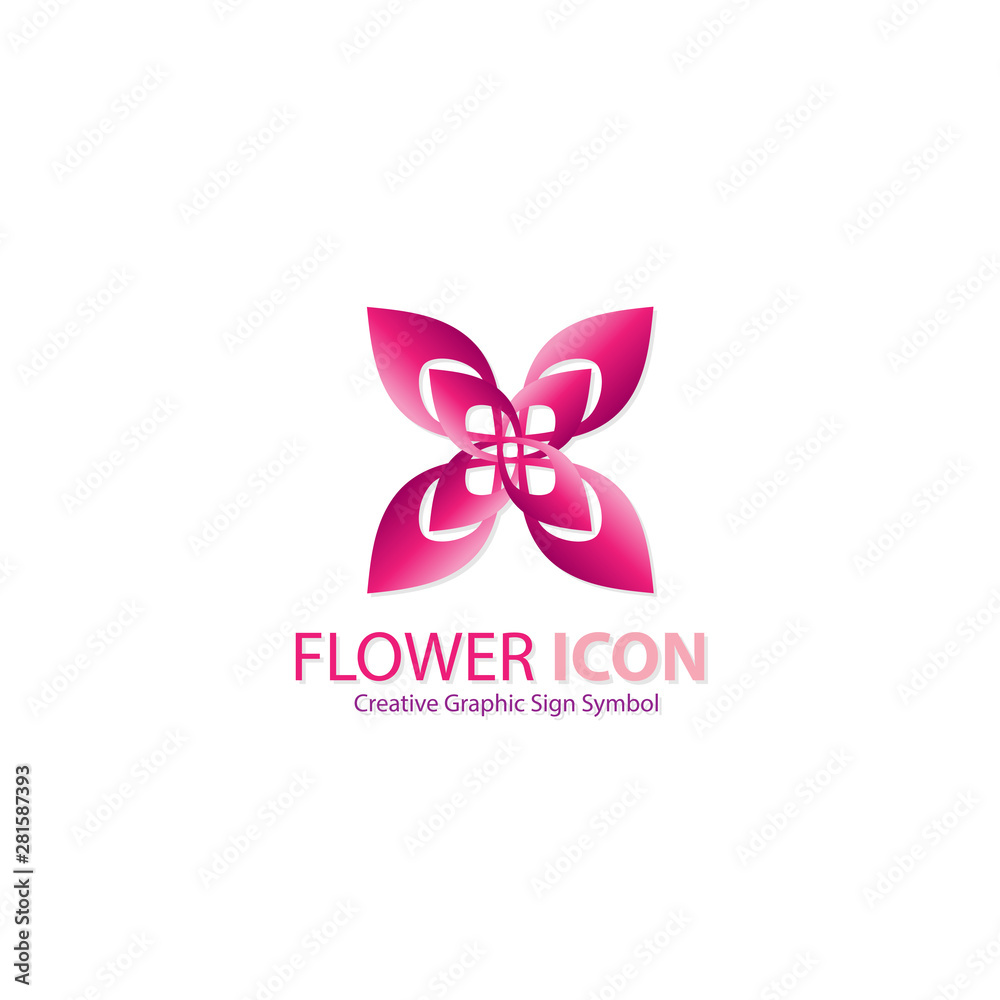 flower icon sign symbol logo graphic design flower icon sign symbol logo graphic design